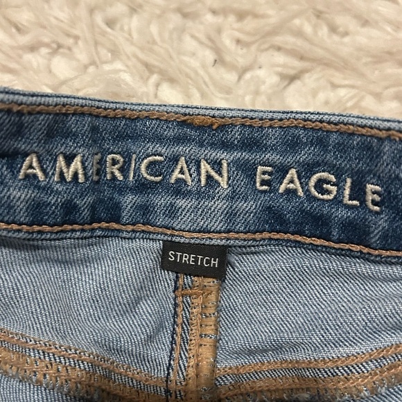 50% off w like American Eagle Size 00 Blue Denim Women’s Mom - Picture 2 of 8
